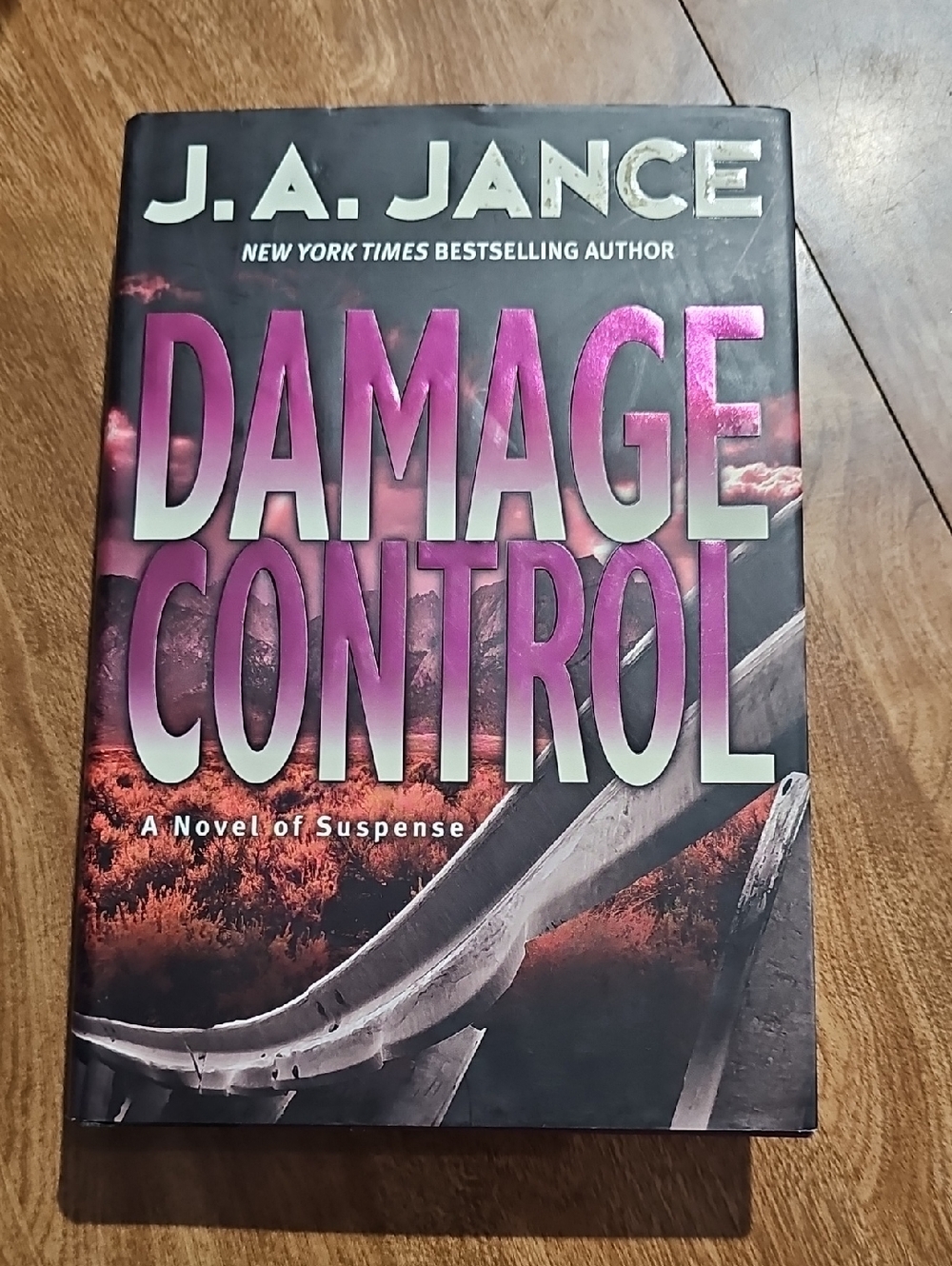 Damage Control Hardcover Book - Pink/Gray Cover